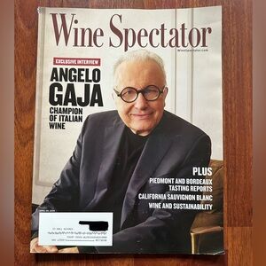 Wine Spectator Magazine - Angelo Gaja - April 30, 2024